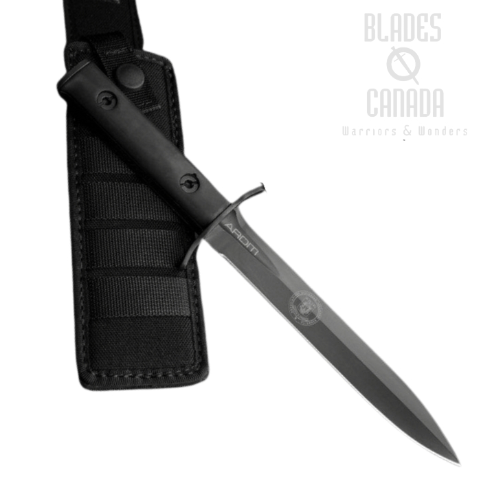Extrema Ratio Arditi Fixed Blade Knife, N690, Black Handle Extrema Ratio Arditi Fixed Blade Knife, N690, Black Handle